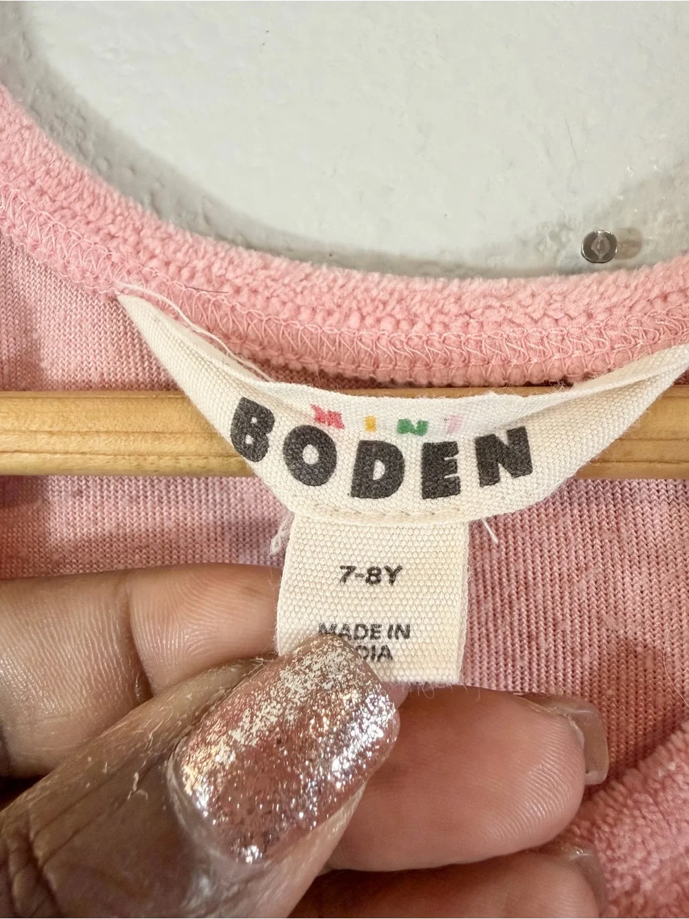 Mini Boden Pink Velvet Ballerina Tulle Appliqué Dress 7-8 Years Balletcore Girly
